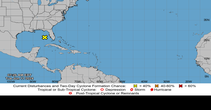 Forecasters track first tropical disturbance in Gulf Mexico of 2024 Atlantic hurricane season