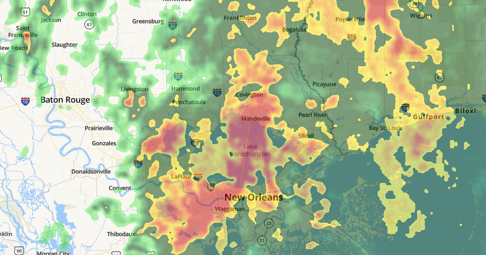 Baton Rouge spared from heavy rainfall overnight as Tropical Storm Arthur downgrades, moves through
