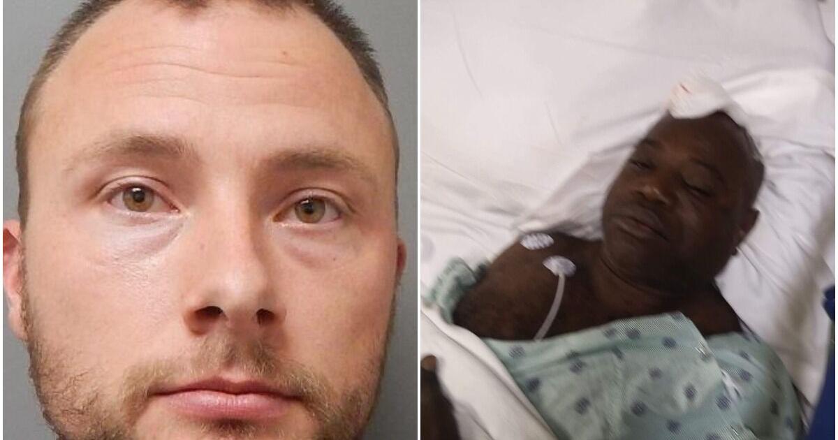 Arrested Louisiana State Police Trooper struck man 18 times with