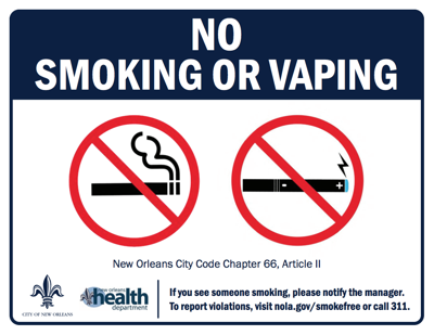 Smoking ban kicks in at midnight: What you need to know | The Latest |  theadvocate.com