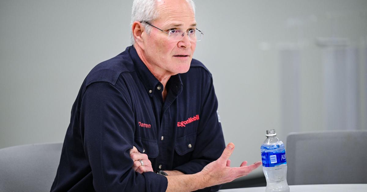 Apropos Geschäft: Darren Woods von ExxonMobil denkt an die CO2-Abscheidung ...