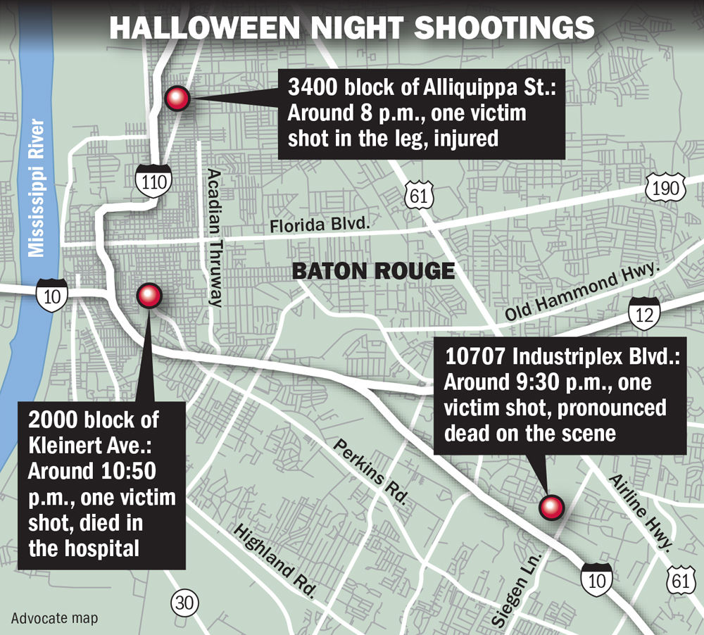 Three Baton Rouge Shootings On Halloween Night Men Killed In Garden District Off Siegen Crime Police Theadvocate Com Three Baton Rouge Shootings On Halloween Night Men Killed In Garden District Off Siegen Crime Police Theadvocate Com