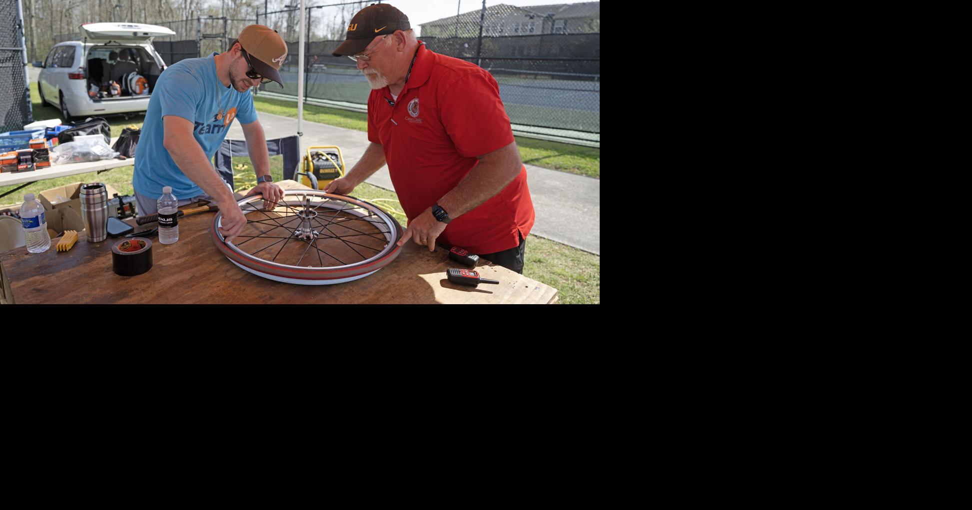 Meet Baton Rouge's 'pit boss' who has repaired wheelchairs for athletes for over 40 years