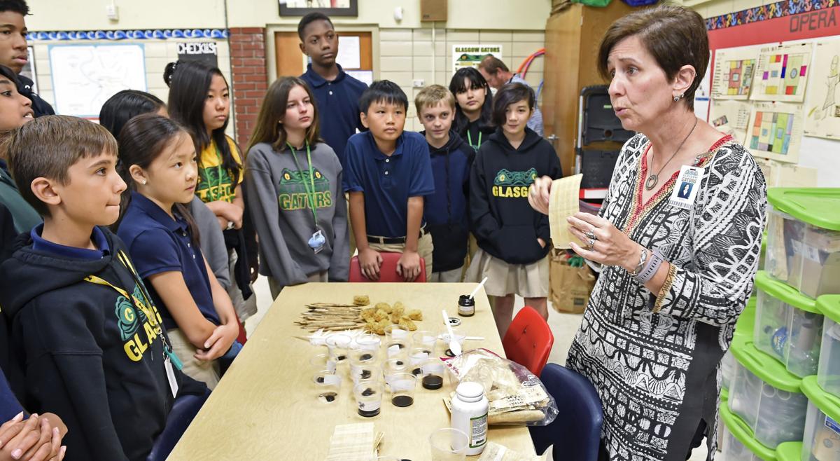 old new and smelly mix in new roman technology class at glasgow middle school baton