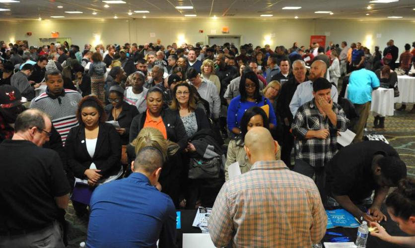 Hundreds crowd Lafayette hotel to interview for jobs at Ambassador Town
