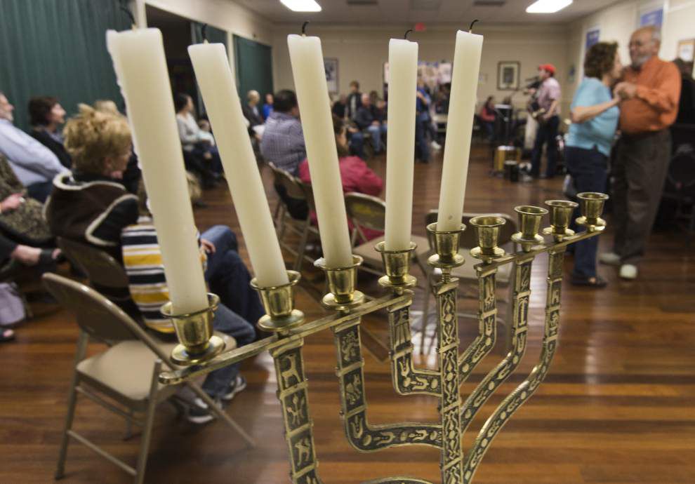 Lafayette temple setting for Hanukkah celebration _lowres