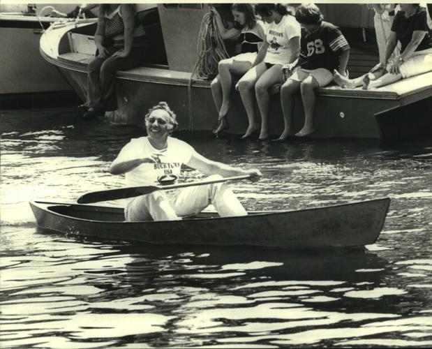 John Mamoullides on the water
