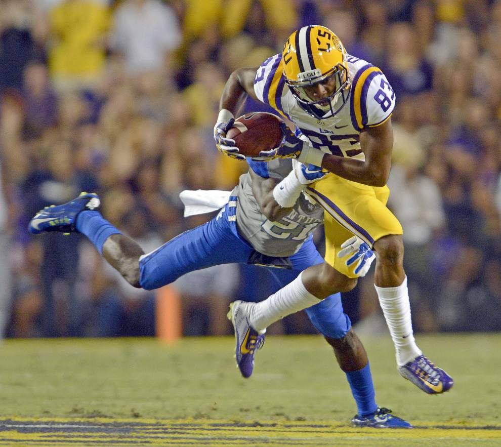 Video: LSU receiver Travin Dural hopes the team's extra week of preparation for Alabama pays off _lowres