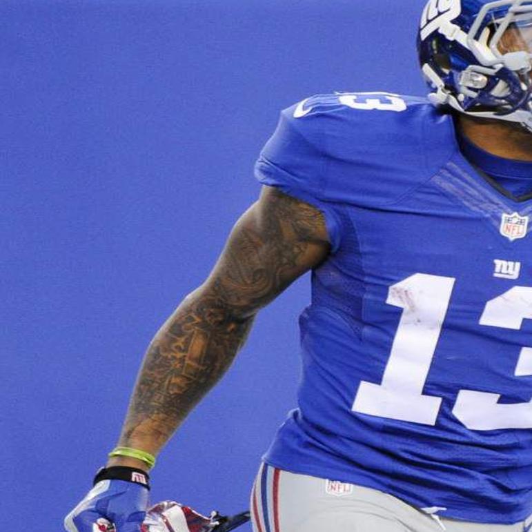 Odell Beckham Jr. to locker room, questionable to return with stomach  contusion - NBC Sports