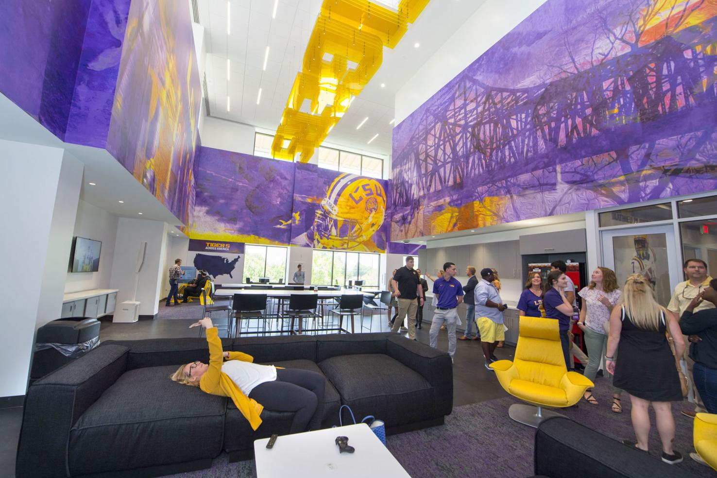 Photos, video Tour LSU's new Football Operations and Performance