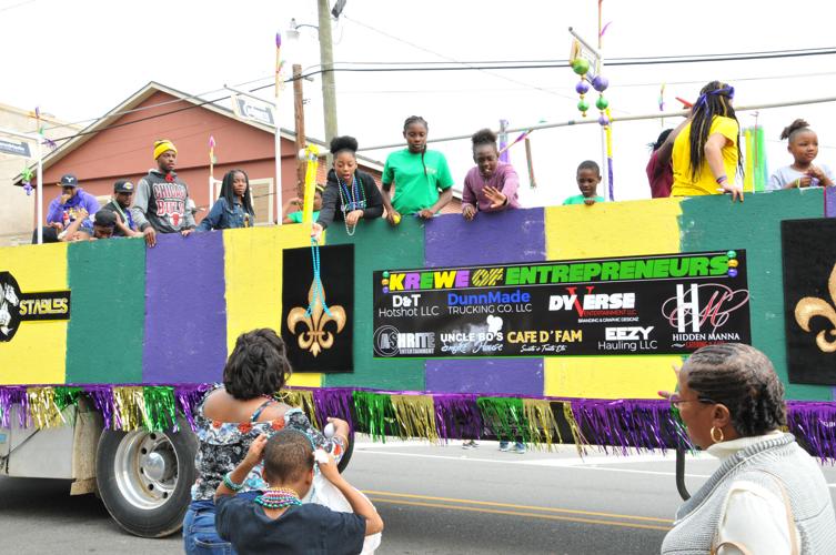 Mardi Gras in Clinton includes floats, vendors selling eggs, crafts and