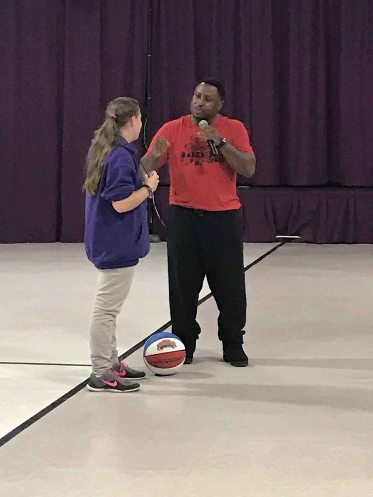 Basketball Show Teaches Hammond Westside Montessori Students About