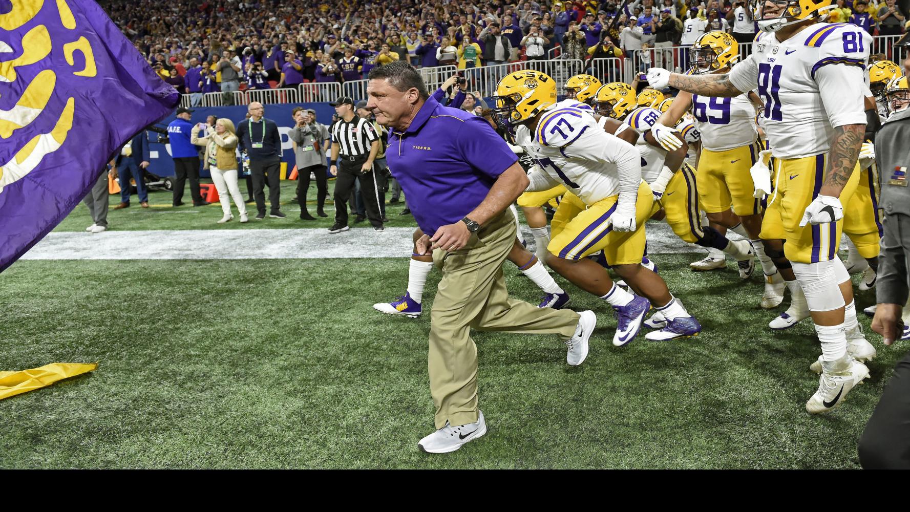 Ed Orgeron Named Ap Coach Of The Year He S Third Lsu Coach To Win