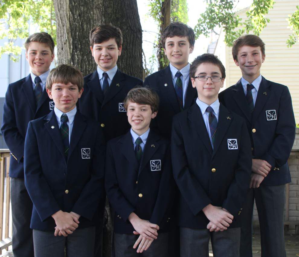 Stuart Hall students honored for test scores _lowres