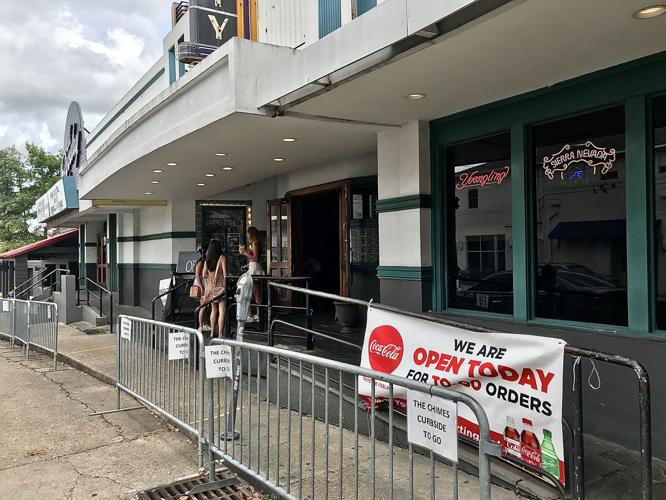 Customers return to The Chimes on Friday, but takeout business is still