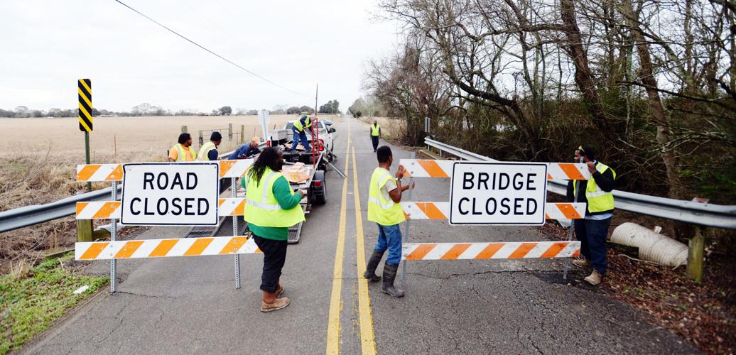 Gallet Road bridge near Lafayette and Vermilion Parish line closed due