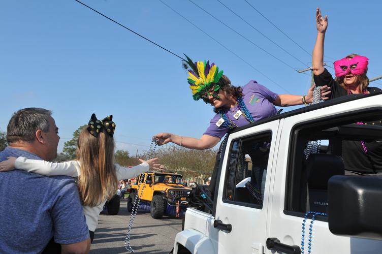 Celebrating the season Mardi Gras krewe rolls in Denham Springs