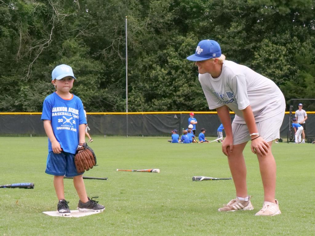 Youth learn skills at former LSU star's camp