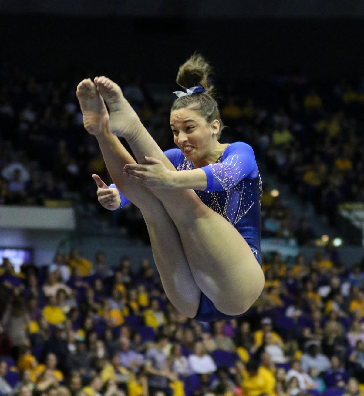 LSU captures SEC regularseason gymnastics title with thirdhighest