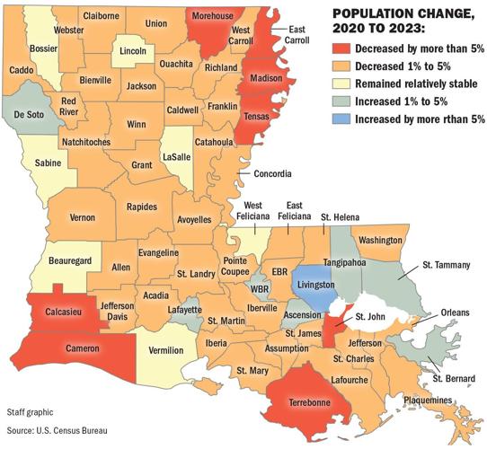 Baton Rouge area has 3 of 4 fastest-growing Louisiana parishes. East ...