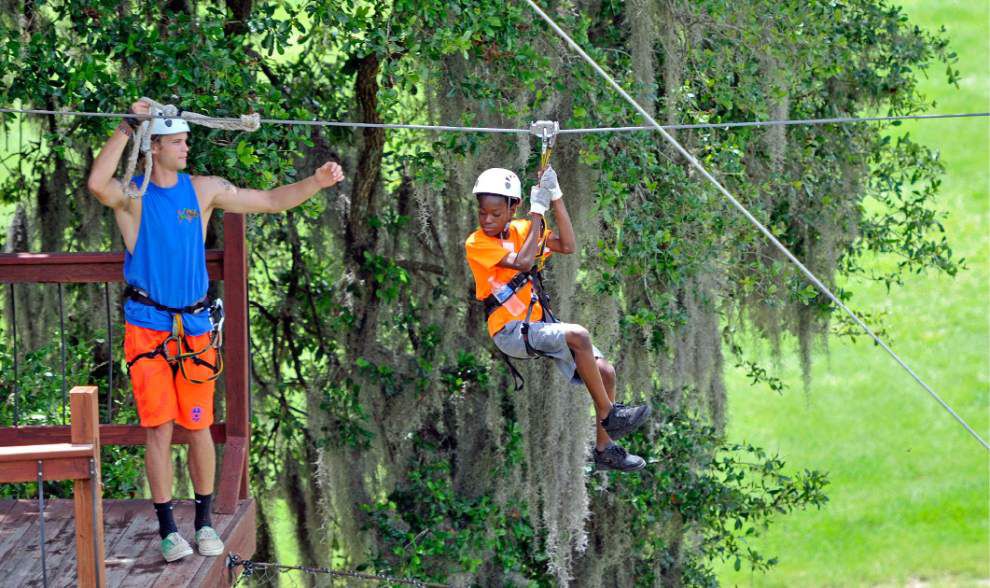 Photos: Summer camp zip lining _lowres