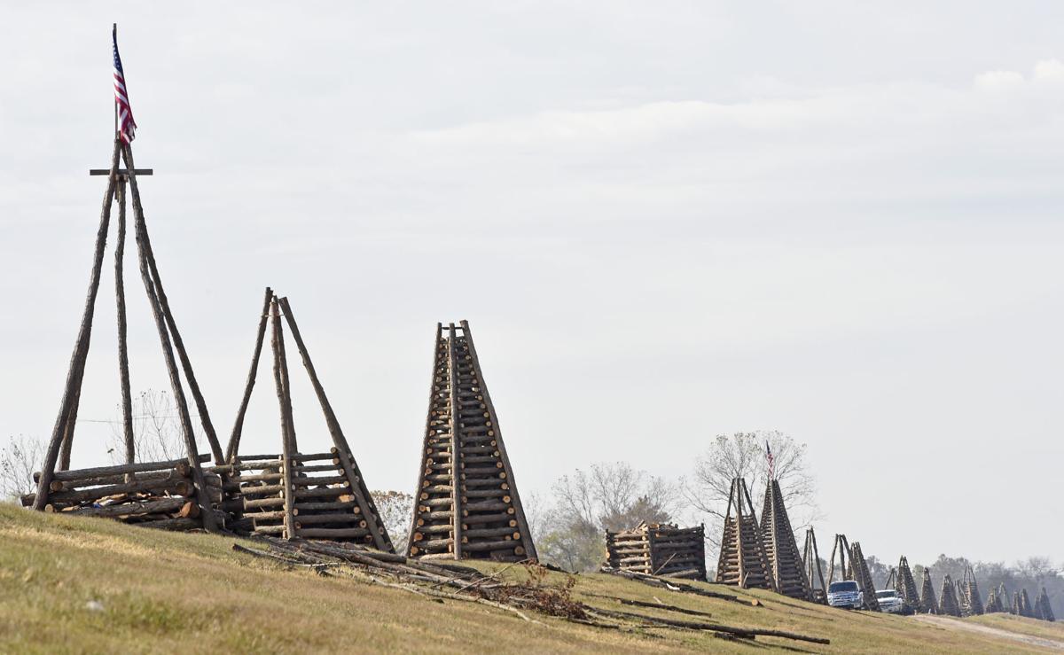 the chimney Levee bonfires spark childhood Christmas memories