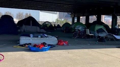 State officers created a new encampment for the unhoused