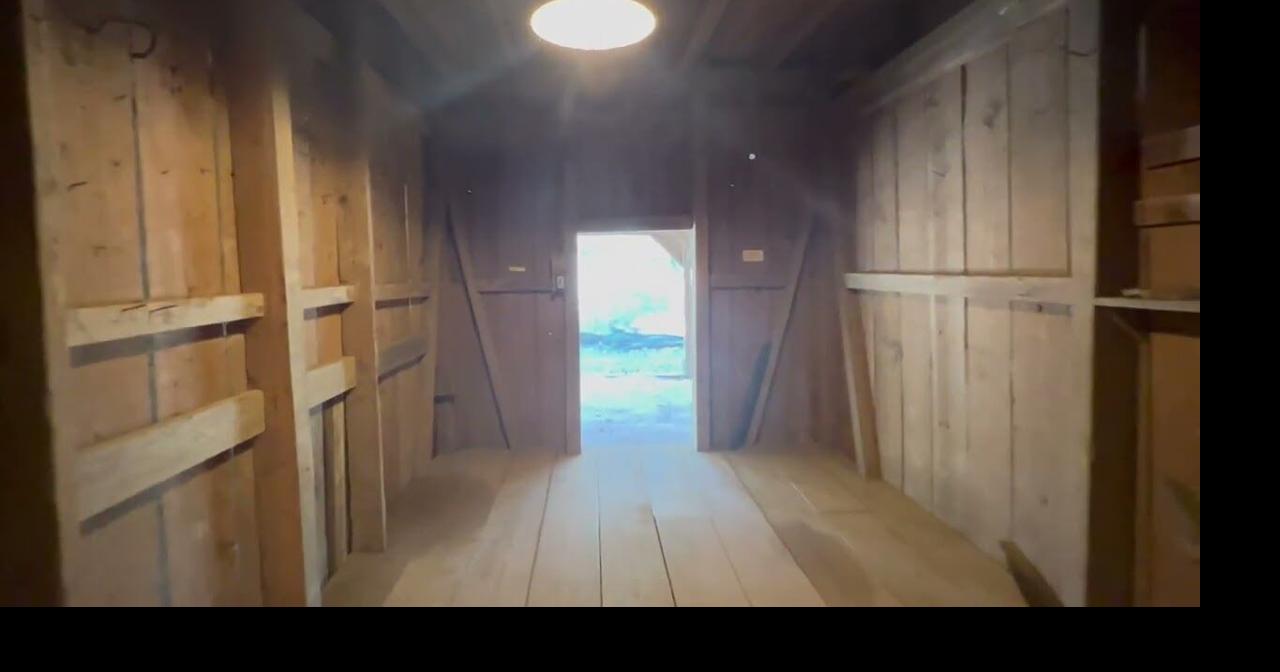 Looking inside the Oakley barn at Audubon State Historic Site News