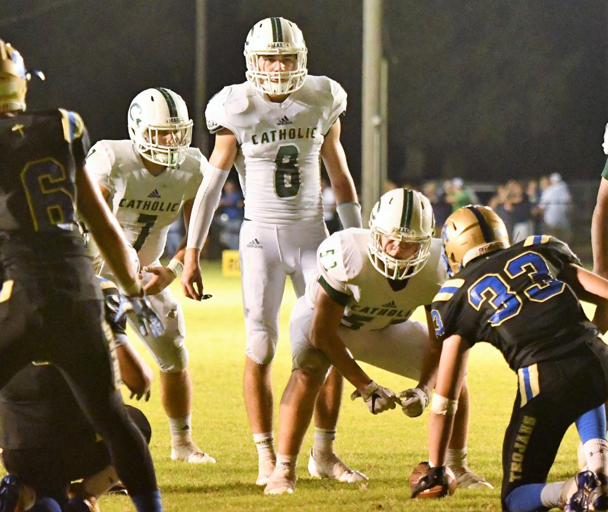 Yeah baby Simoneaux, CatholicPointe Coupee delivering a memorable