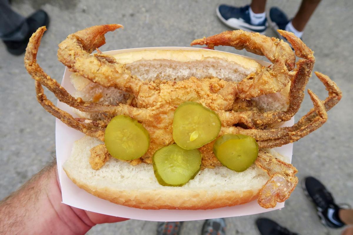 DIY Jazz Fest food strikes again the Asian Cajun soft shell crab po