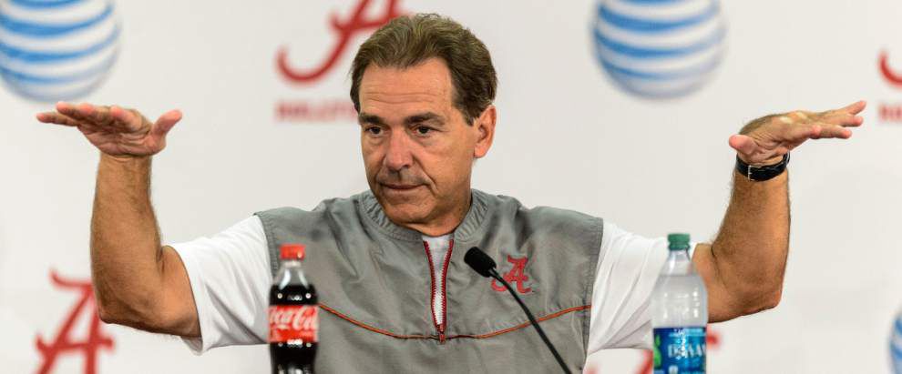 Report: Alabama coach Nick Saban sold his home to the Crimson Tide Foundation for $3.1 million in 2013 _lowres