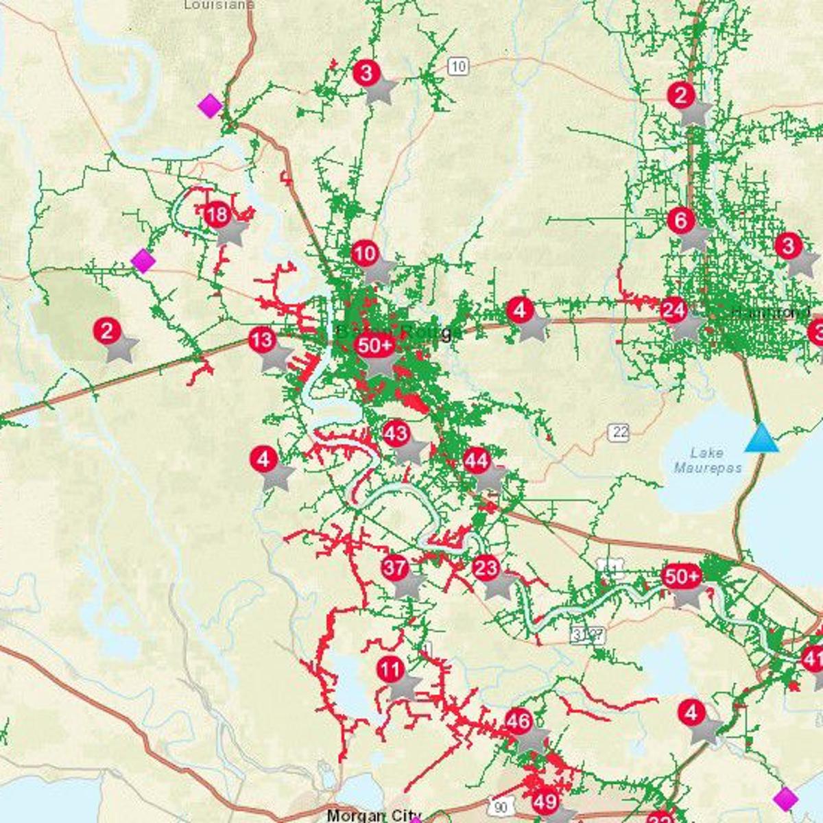 As Hurricane Barry moves in, nearly 77K people without power in