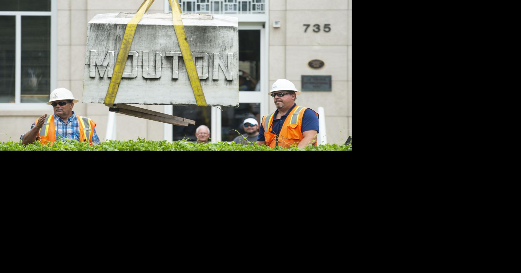 Photos Statue of Gen. Alfred Mouton removed Photos