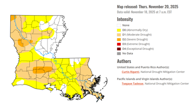 Drought conditions likely to presist in southwest Louisiana Lake