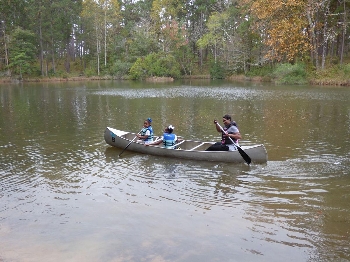 Girl Scouts Canoeing