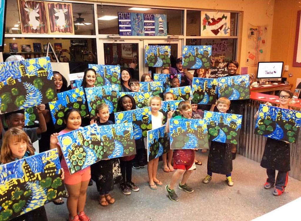 Lakeside Primary Joins Forces With Painting With A Twist For