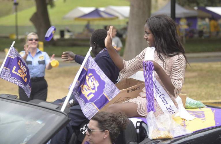 Photos Big smiles, lots of purple and gold at LSU's