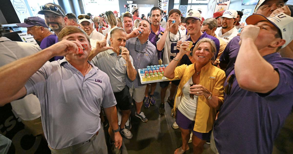 Photos: Baseball fans pack downtown Omaha ahead of matchup between LSU and ...