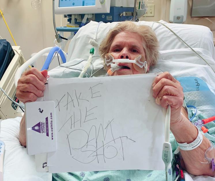 'Take the dam shot': Baton Rouge COVID patient, unable to speak, writes urgent message