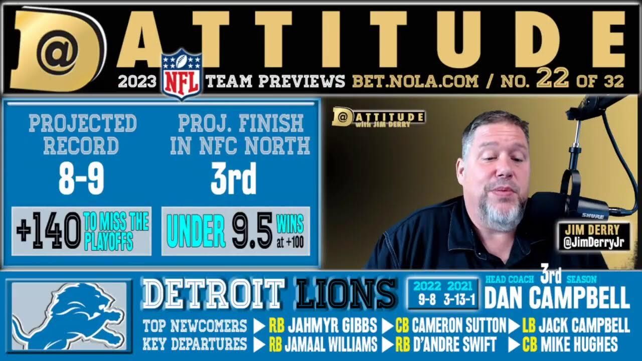 Detroit Lions preview 2023: Over or Under 9.5 wins?, Sports Betting