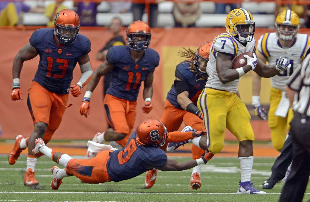 Photos: LSU running back Leonard Fournette, Tigers run through Syracuse in the Carrier Dome _lowres