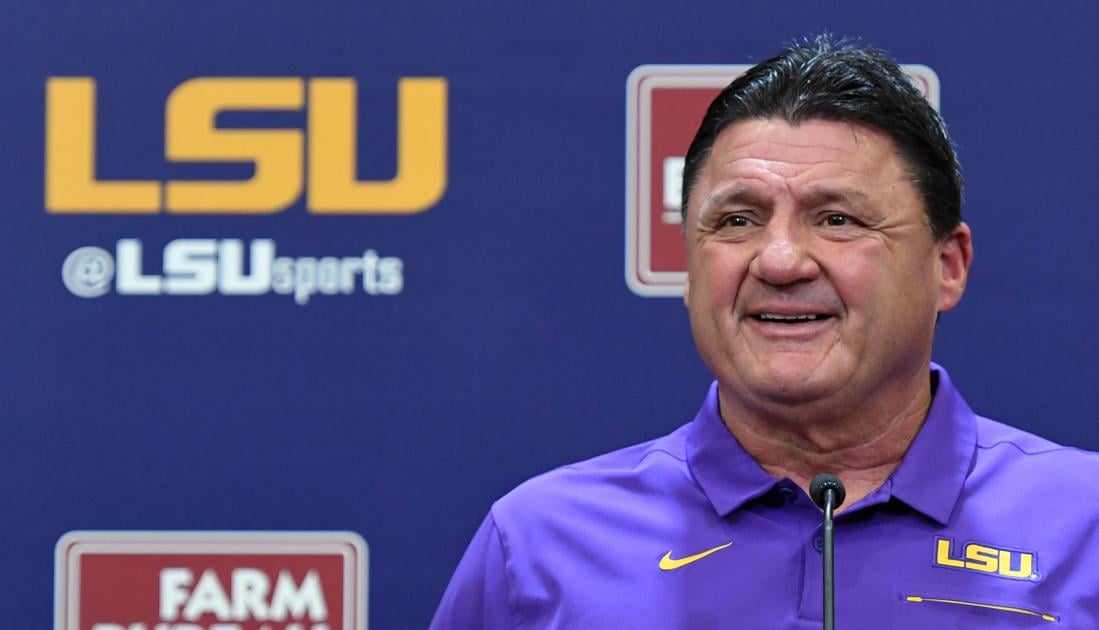 As Lsu Aims For Nfl Draft Records Ed Orgeron Hopes Recruits Watch This Is The Results Lsu Theadvocate Com