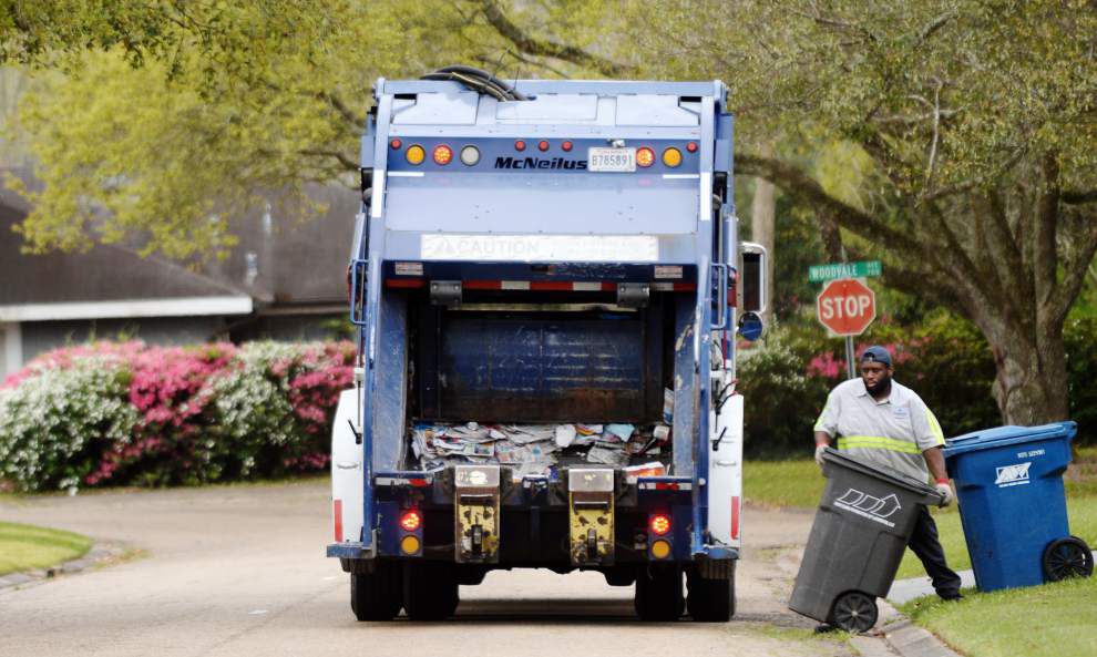 Fewer Slidell trash pick ups elimination of curbside recycling