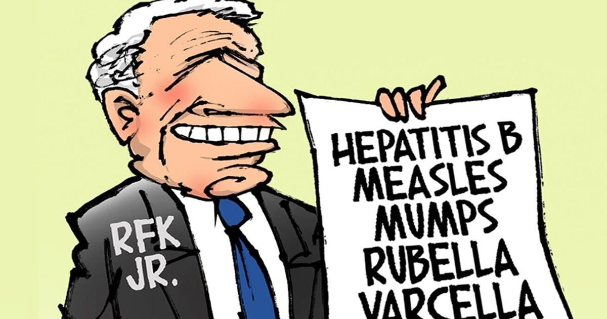 Walt Handelsman: Vaccine Guidelines