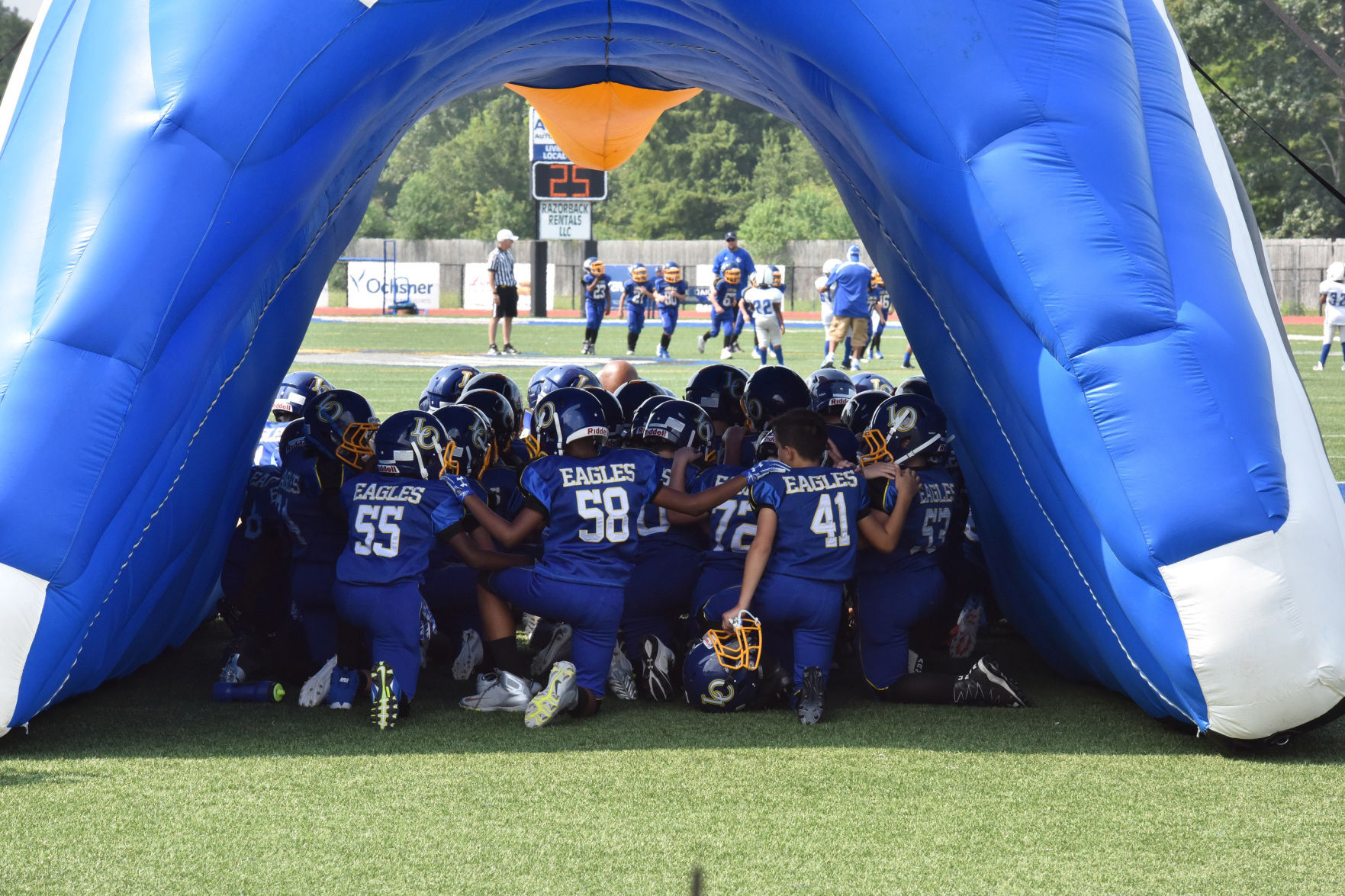 live oak eagles football