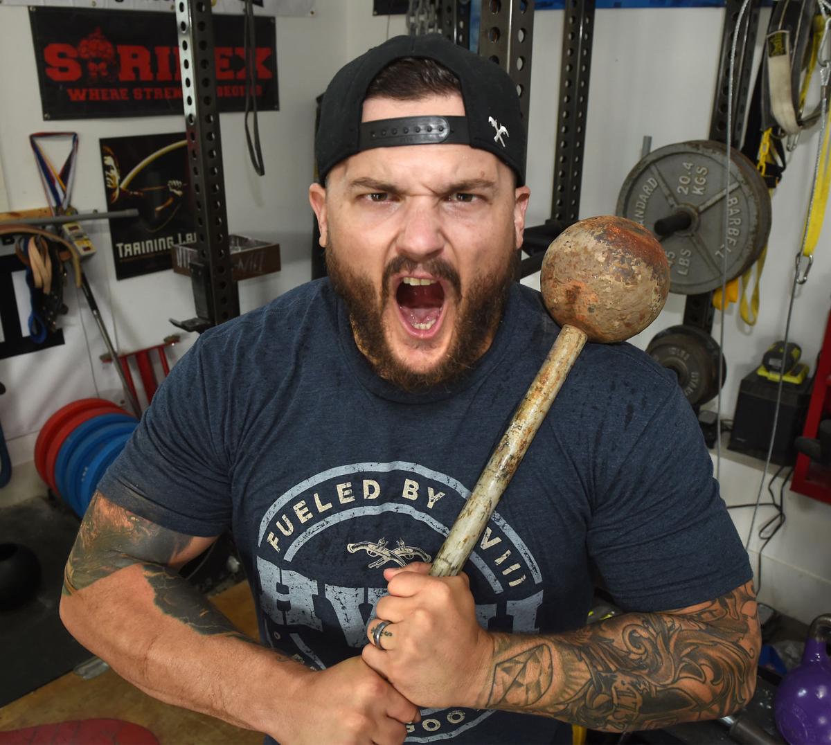 ExLSU Tiger Matt Vincent excels at throwing things, wears a kilt, and