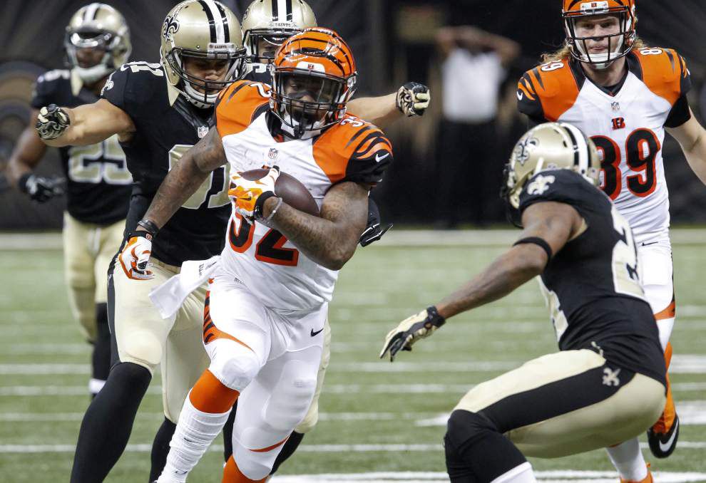 Live updates during the Cincinnati Bengals at New Orleans Saints game _lowres