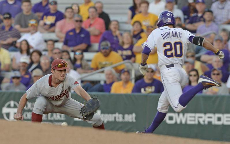 Triple play, you say? LSU beats Arkansas in series opener behind an