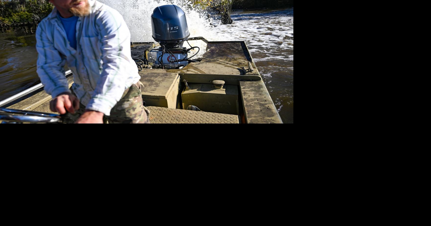 There's thousands of dollars hidden in Louisiana's swamps. It's in the shape of ancient logs.