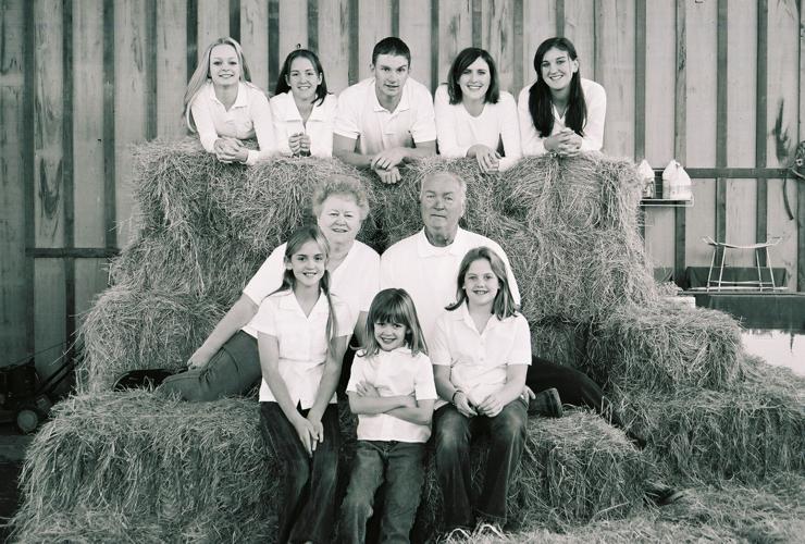-Billy and Dot Cannon and grandchildren